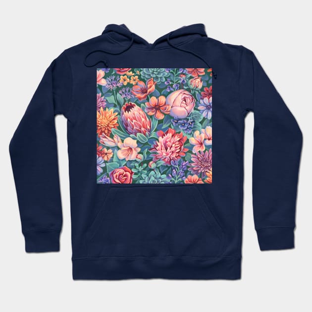 Summer Flowers Hoodie by Lisa LaRose Art